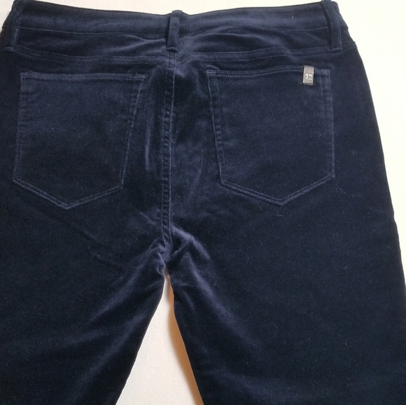 Joe's Jeans Icon Mid-rise Skinny Ankle in Navy Blue Velvet - Picture 6 of 10